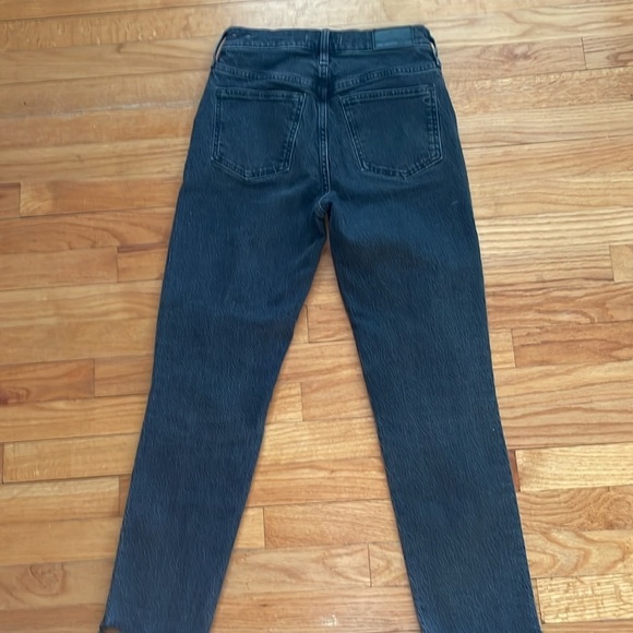 MADEWELL Perfect Vintage Straight Leg Jean in Lunar Wash 25 - Picture 8 of 8